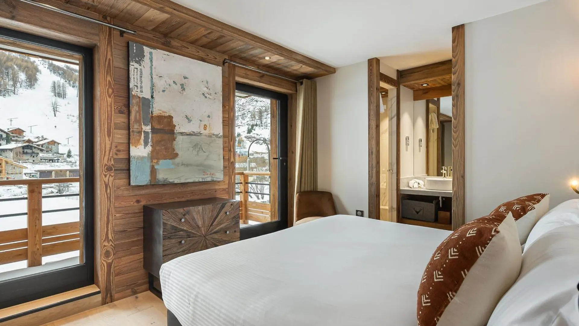 Apartamento Appartement Montagnard A Val-D'Isere Pour 6 Avec Cheminee - Fr-1-844-6